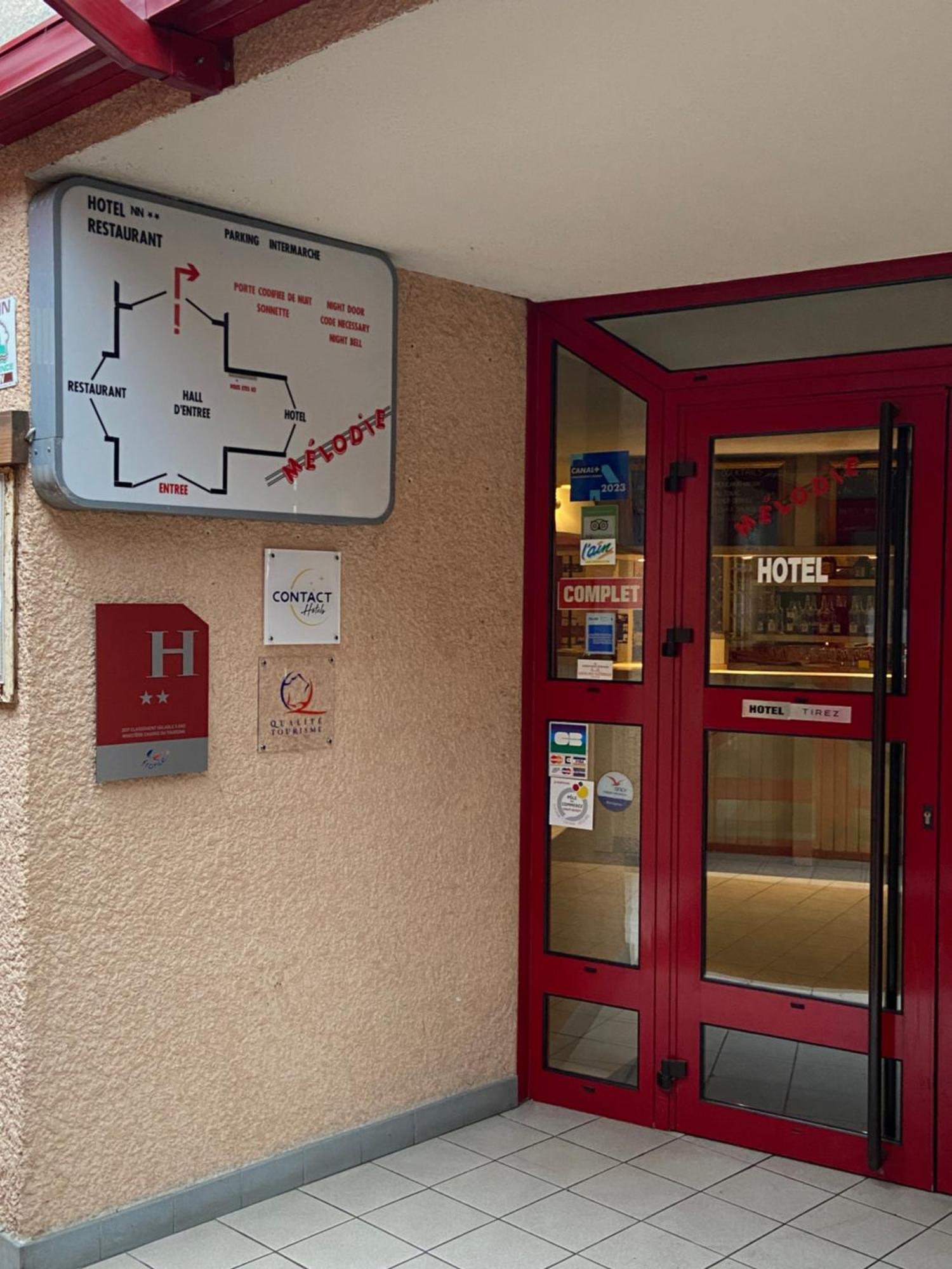 Hotel Melodie Bellignat Buitenkant foto